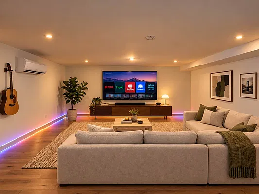 Living room, photo 2