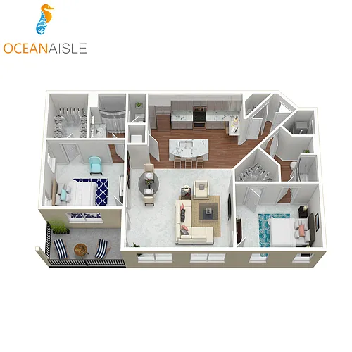 Floor plan 2 bed | New Phase