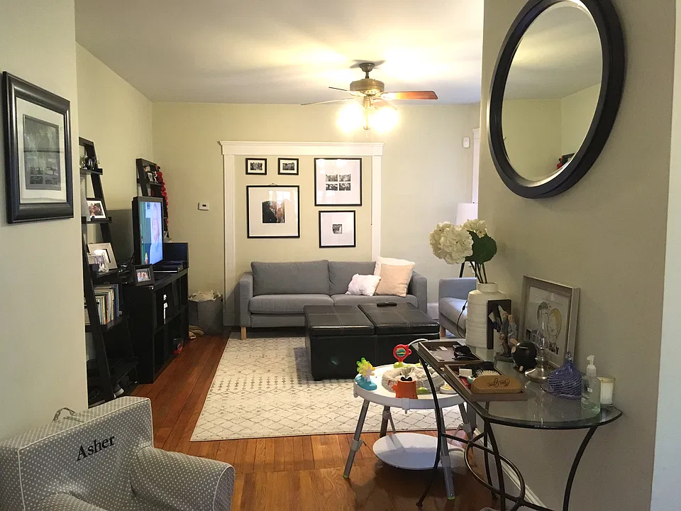 Looking into the living room