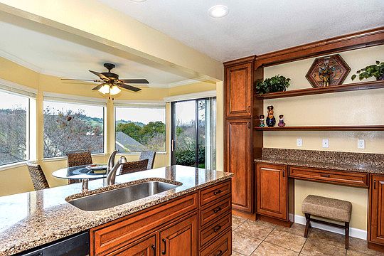 Kitchen with custom cabinets