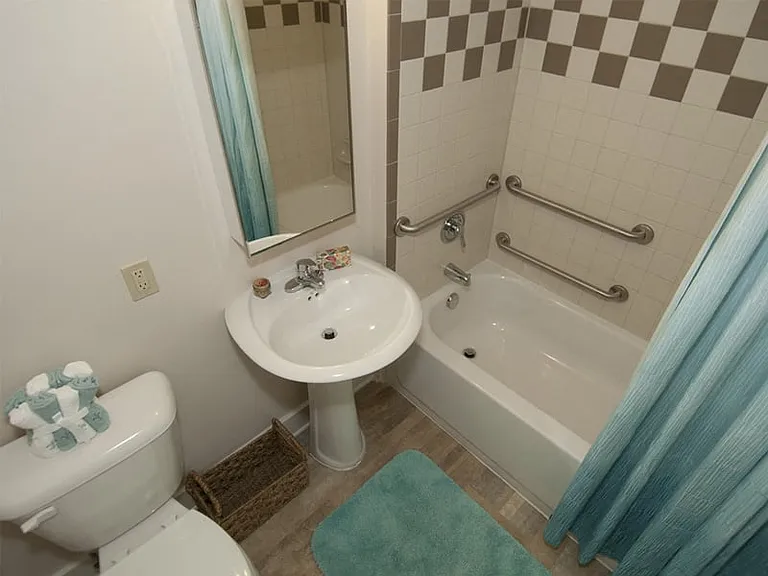 Bathroom of a 2 Bedroom Apartment