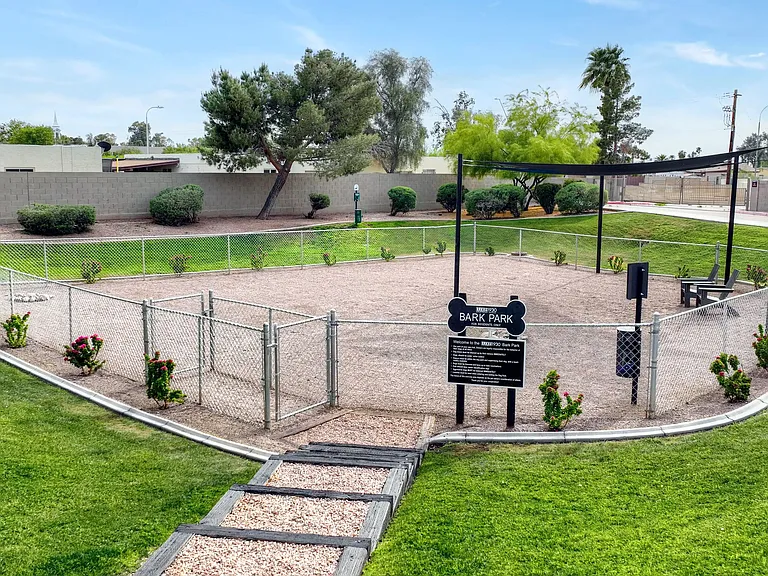 Let your furry friend run free in our stunning off-leash dog park, where they can play and make new friends.