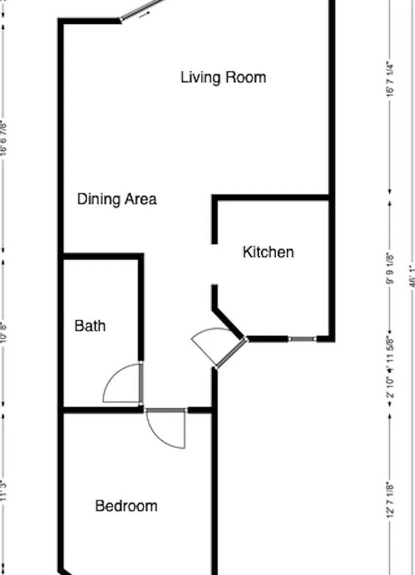1 bed, 781 sqft, $3,600 — Photo 2