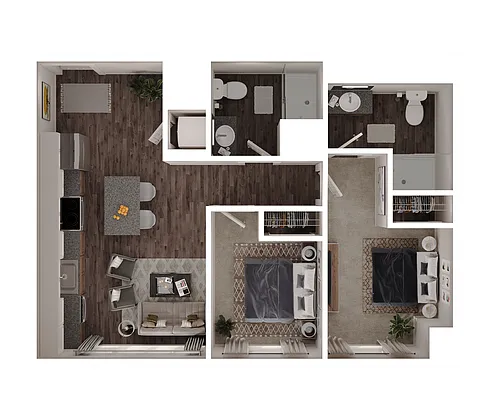 Floor plan 2CR