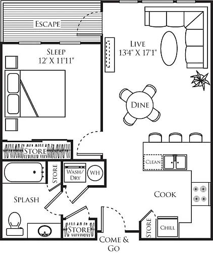 Floor plan A17-E