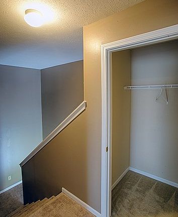 Interior Stairs and Storage Closet