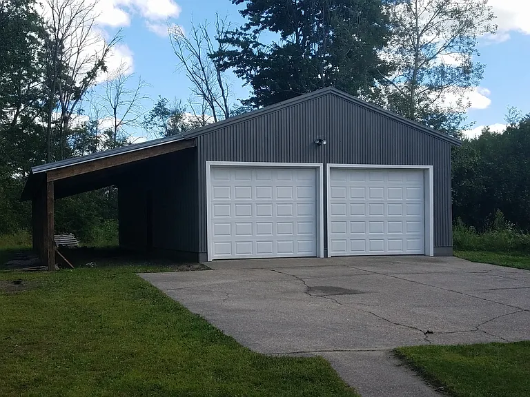 4 car pole barn with workshop