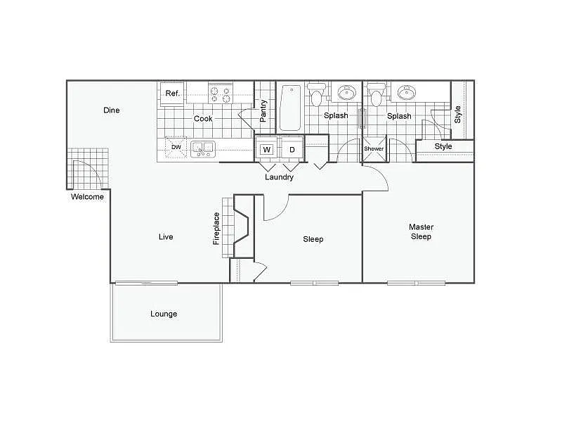 Floor plan B1