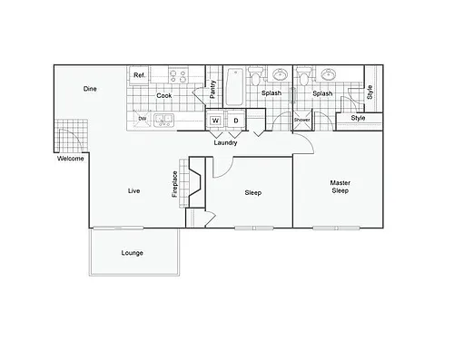 Floor plan B1
