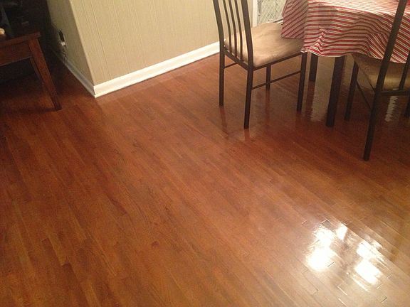 refinished hardwoods upstair