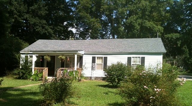 Front with wooden ramp