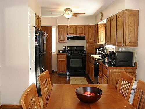 Kitchen and dining area