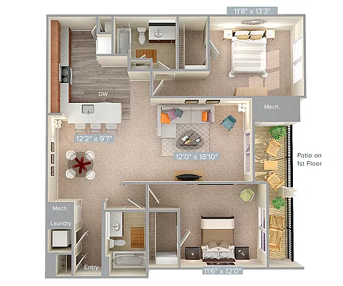 Floor plan B1-2-Deck-1211