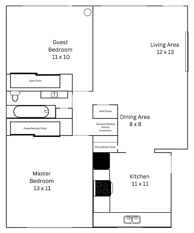 Floor plan 2B