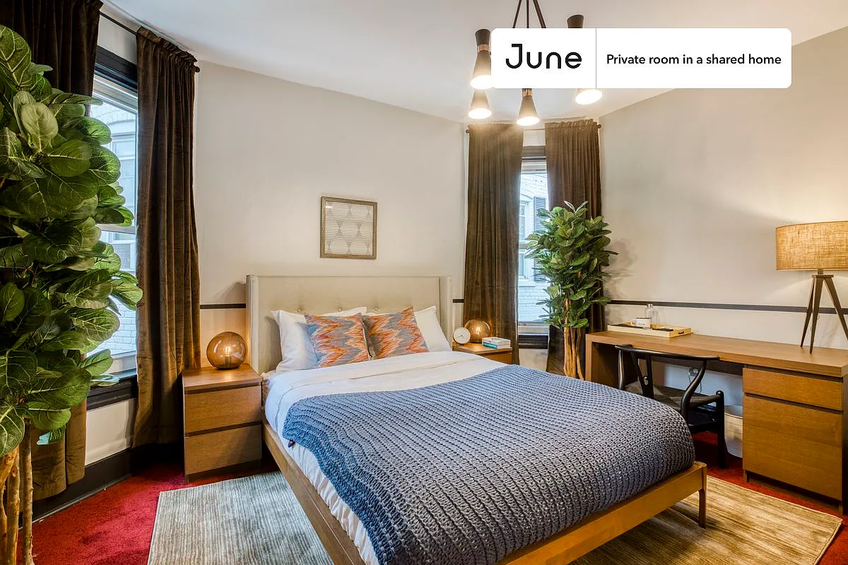 Queen bedroom in 4 bed/2 bath home in Columbia Heights #174 2C — Photo 1