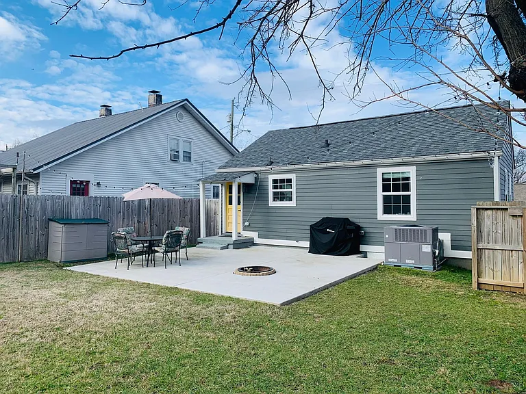 Backyard and patio