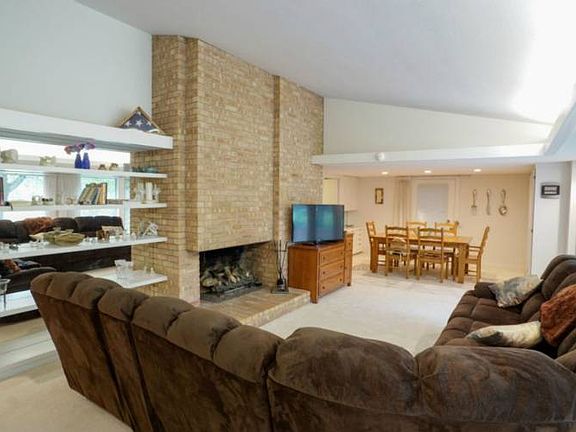 This great room is will accommodate even the largest of sectionals and is a blank slate for all sorts of furniture arrangements.