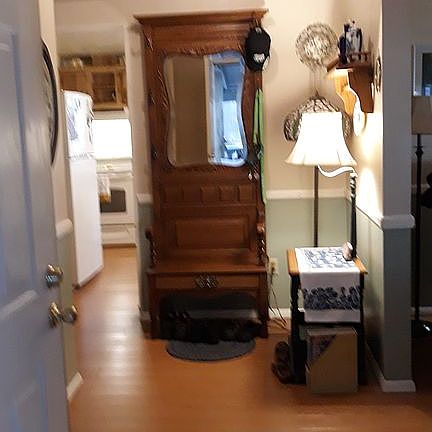 Entryway with large closet