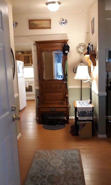 Entryway with large closet