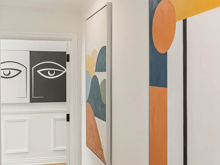 Adorned walls showcase captivating art_a visual feast for the senses.