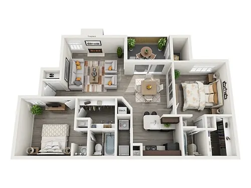 Floor plan B3