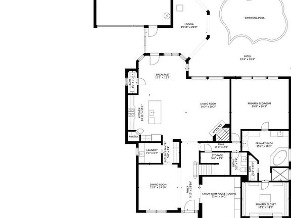[First-Floor Example Floorplan]