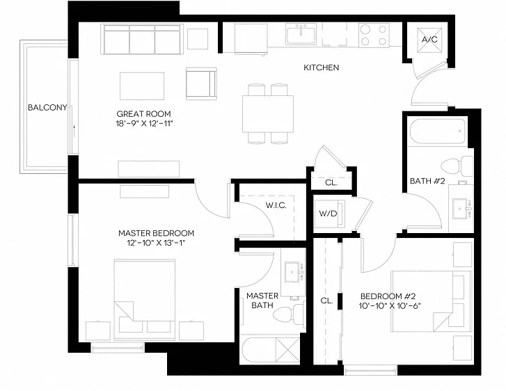 Floor plan B6