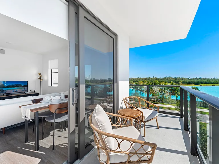 Private balcony