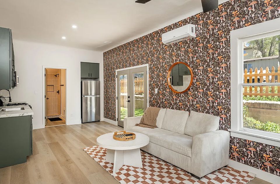 View of living room from entry