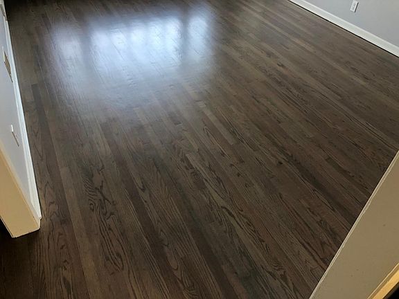 Refinished wood floors!