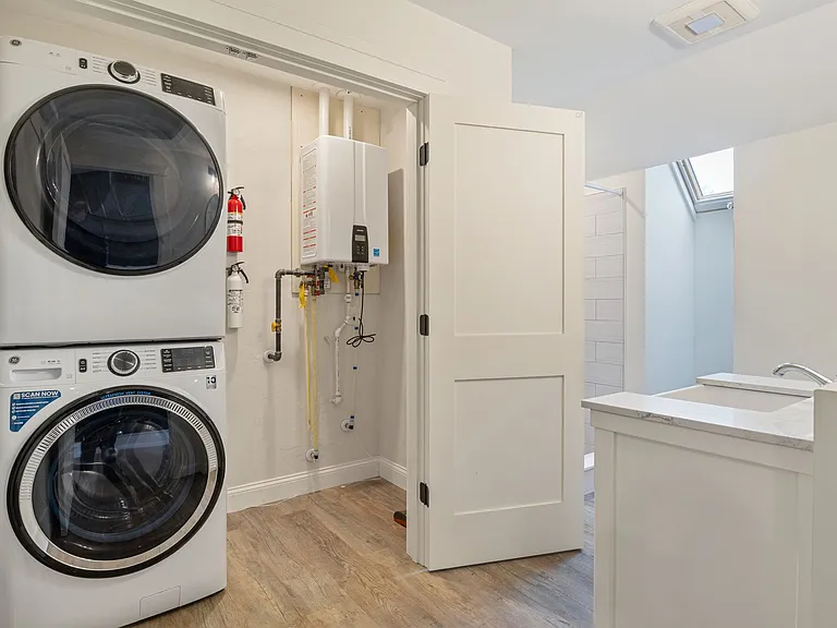 In-unit laundry.