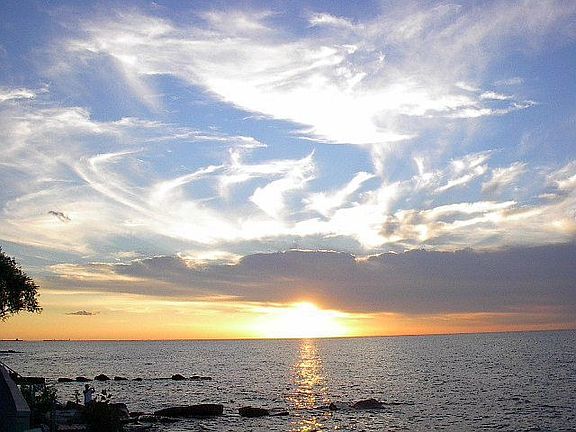 Sunset from own back yard