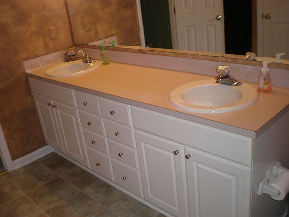 Double Vanities in Master