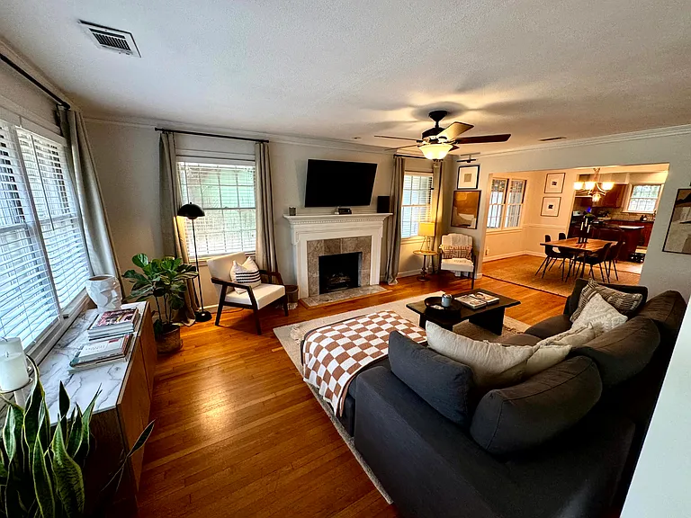 Family / living room off of the front door