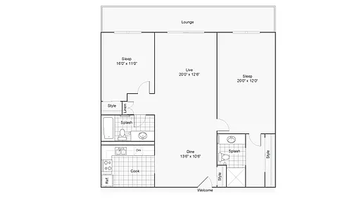 Floor plan Hampshire