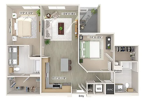 Floor plan B6