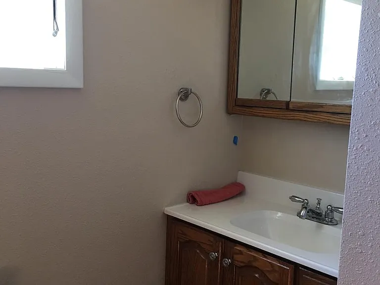 Large storage closet off this first floor bath