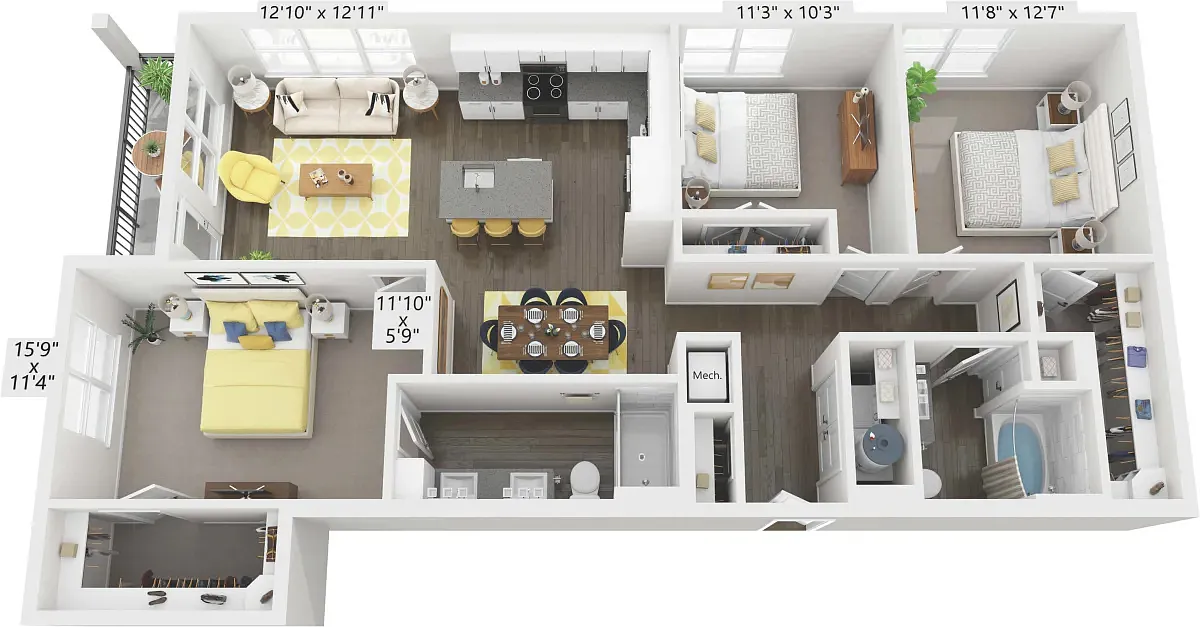 Floor plan Wilson