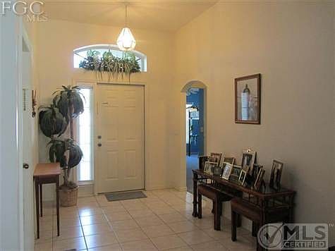 Tiled Entry Foyer.