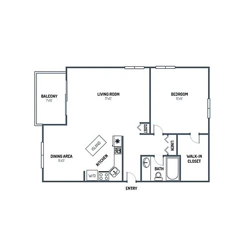Floor plan S 1X1