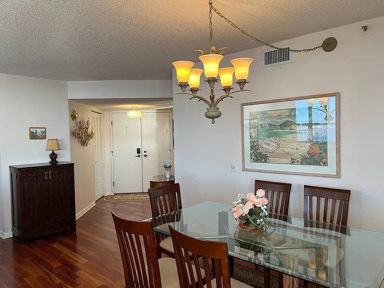 Dining area and entry way