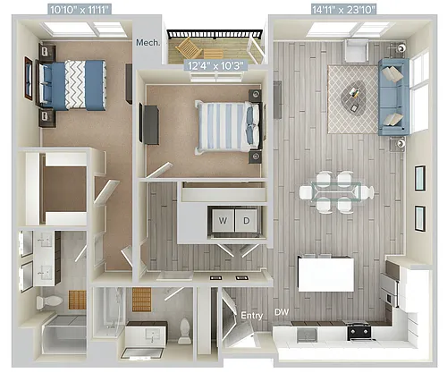Floor plan B9-1256