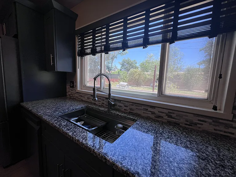 View of Back Yard from Kitchen