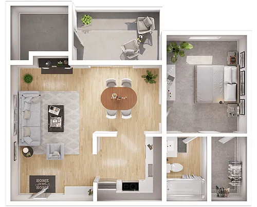 Floor plan 1C