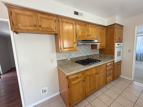 Kitchen with Refrigerator space. Water hookup for ice maker.