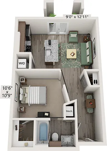 Floor plan The Schooner