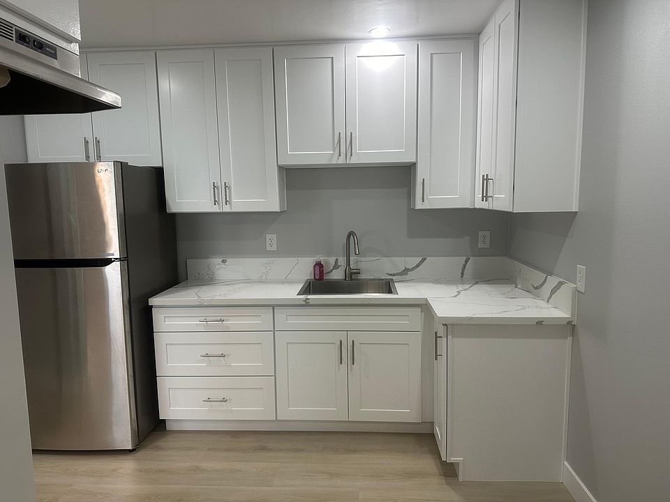 Brand new kitchen; refrigerator and stove come with unit