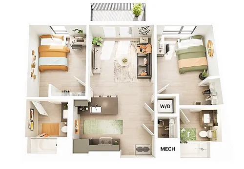 Floor plan B3