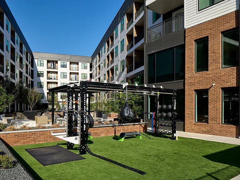 NEW South Building Outdoor Fitness Area