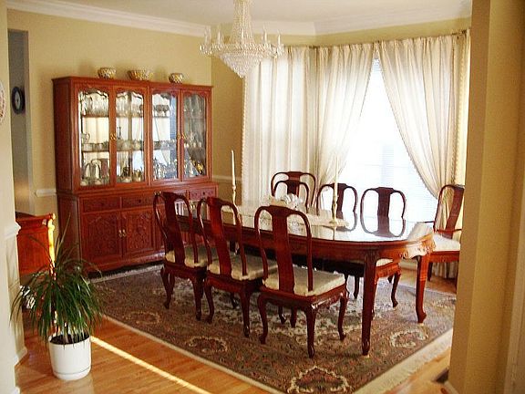 Dining Room with large Bay window